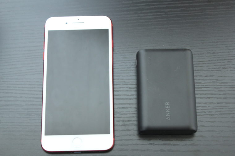 iPhone7Plusと面積比較。